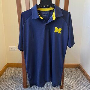 University of Michigan Champion Brand Golf Shirt Size M